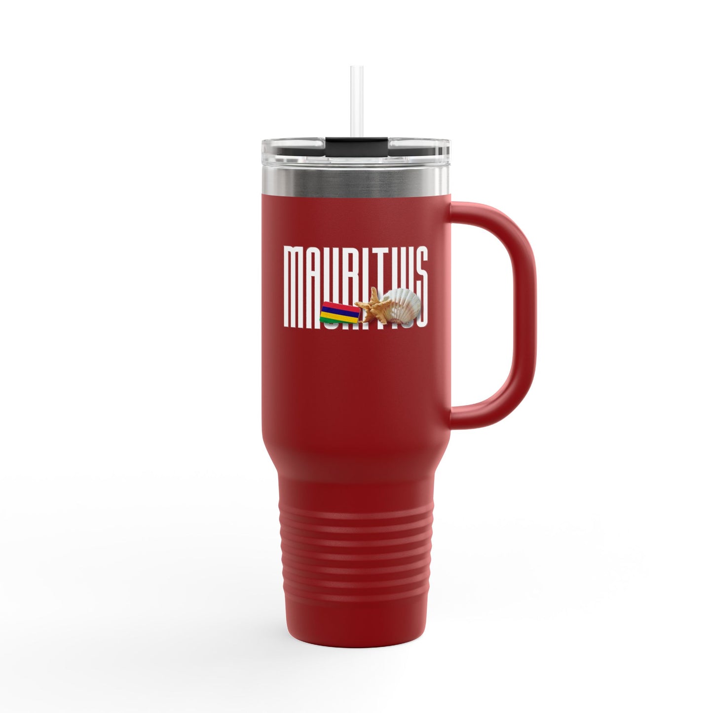 Mauritius Insulated Travel Tumbler, 40oz | Perfect for Adventures, Road Trips, Gifts, Summer Fun, Beach Days, Outdoor Activities