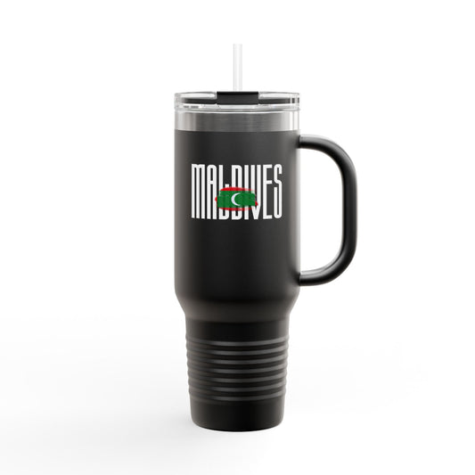 Maldives Insulated Travel Tumbler, 40oz | Perfect for Adventures, Road Trips, Gifts, Summer Fun, Beach Days, Outdoor Activities