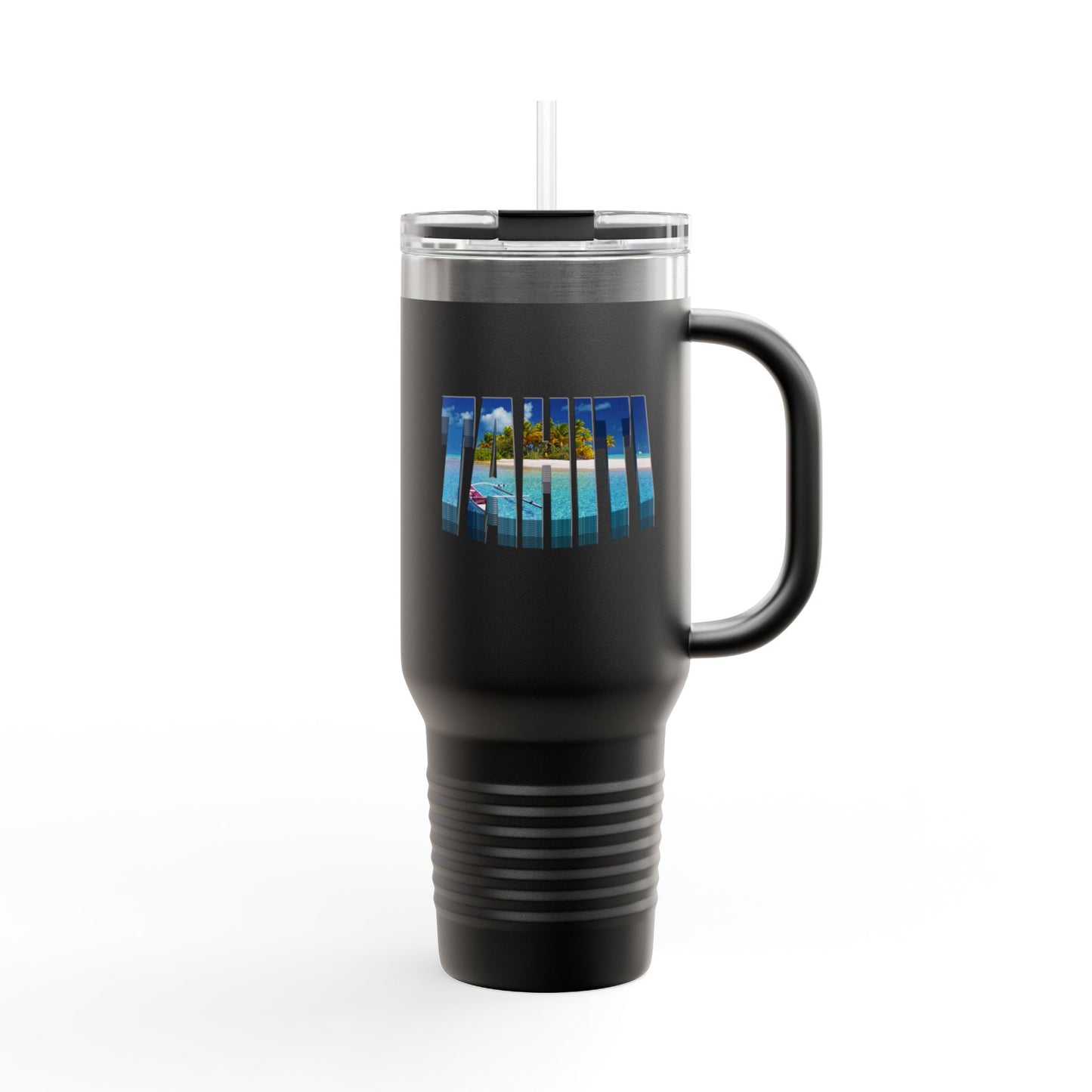 Tahiti Insulated Travel Tumbler, 40oz | Perfect for Adventures, Road Trips, Gifts, Summer Fun, Beach Days, Outdoor Activities