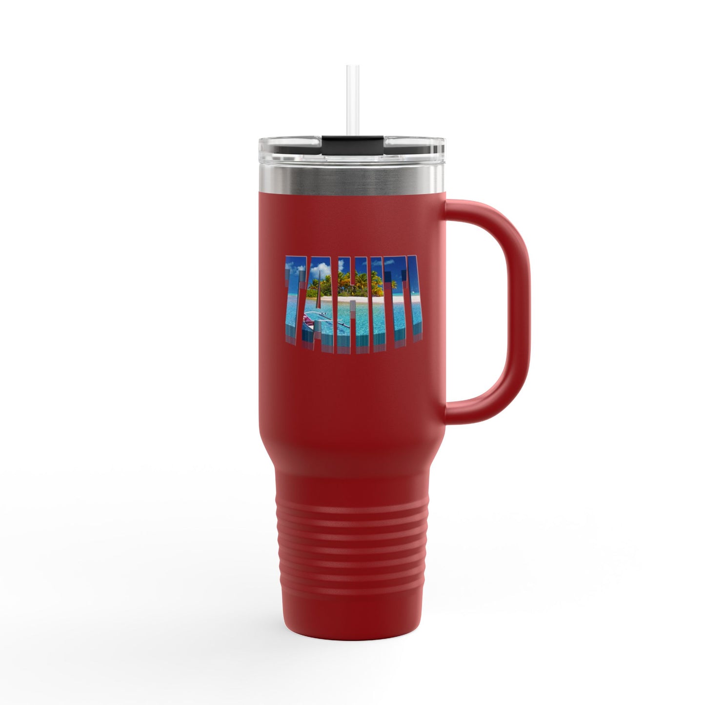 Tahiti Insulated Travel Tumbler, 40oz | Perfect for Adventures, Road Trips, Gifts, Summer Fun, Beach Days, Outdoor Activities