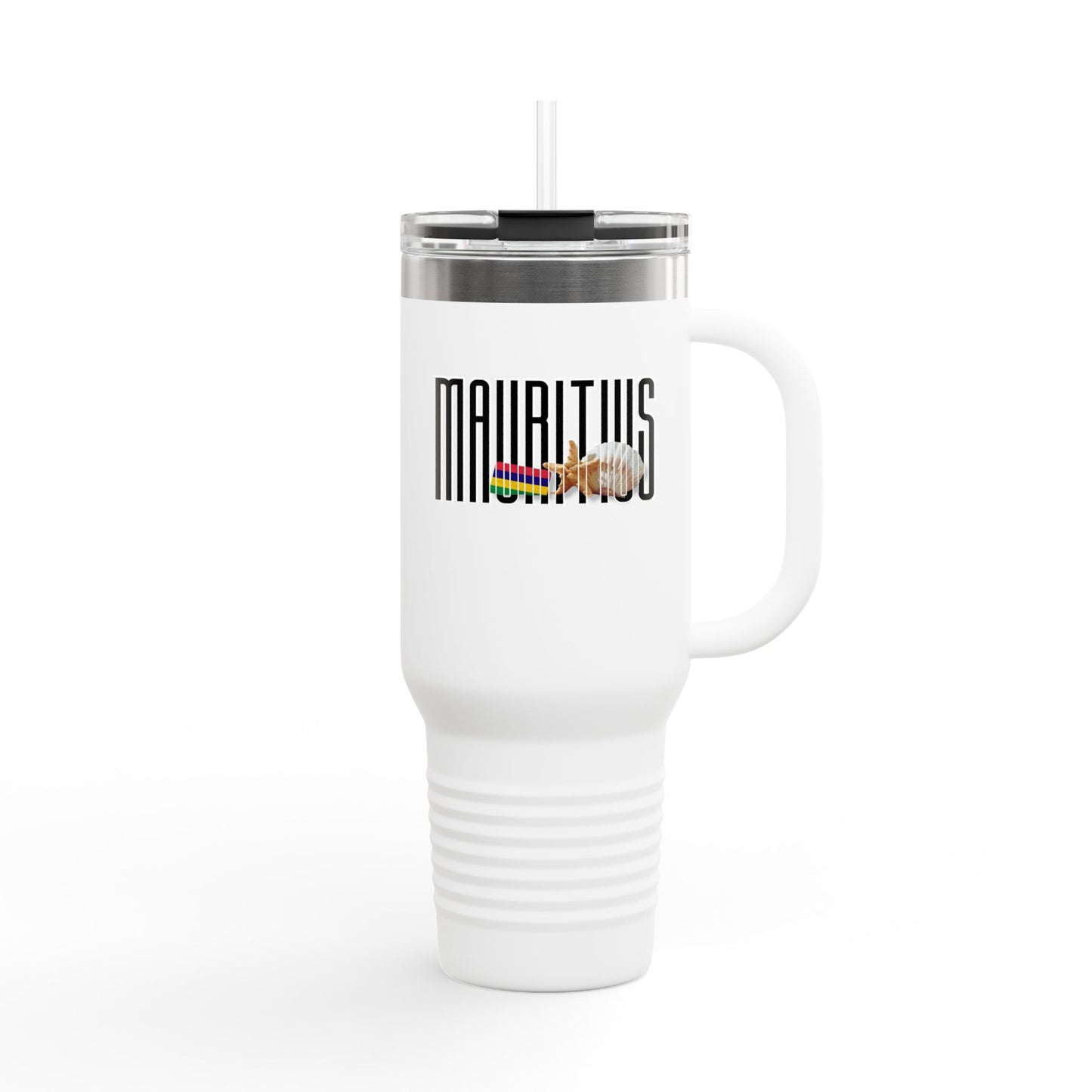Mauritius Insulated Travel Tumbler, 40oz | Perfect for Adventures, Road Trips, Gifts, Summer Fun, Beach Days, Outdoor Activities