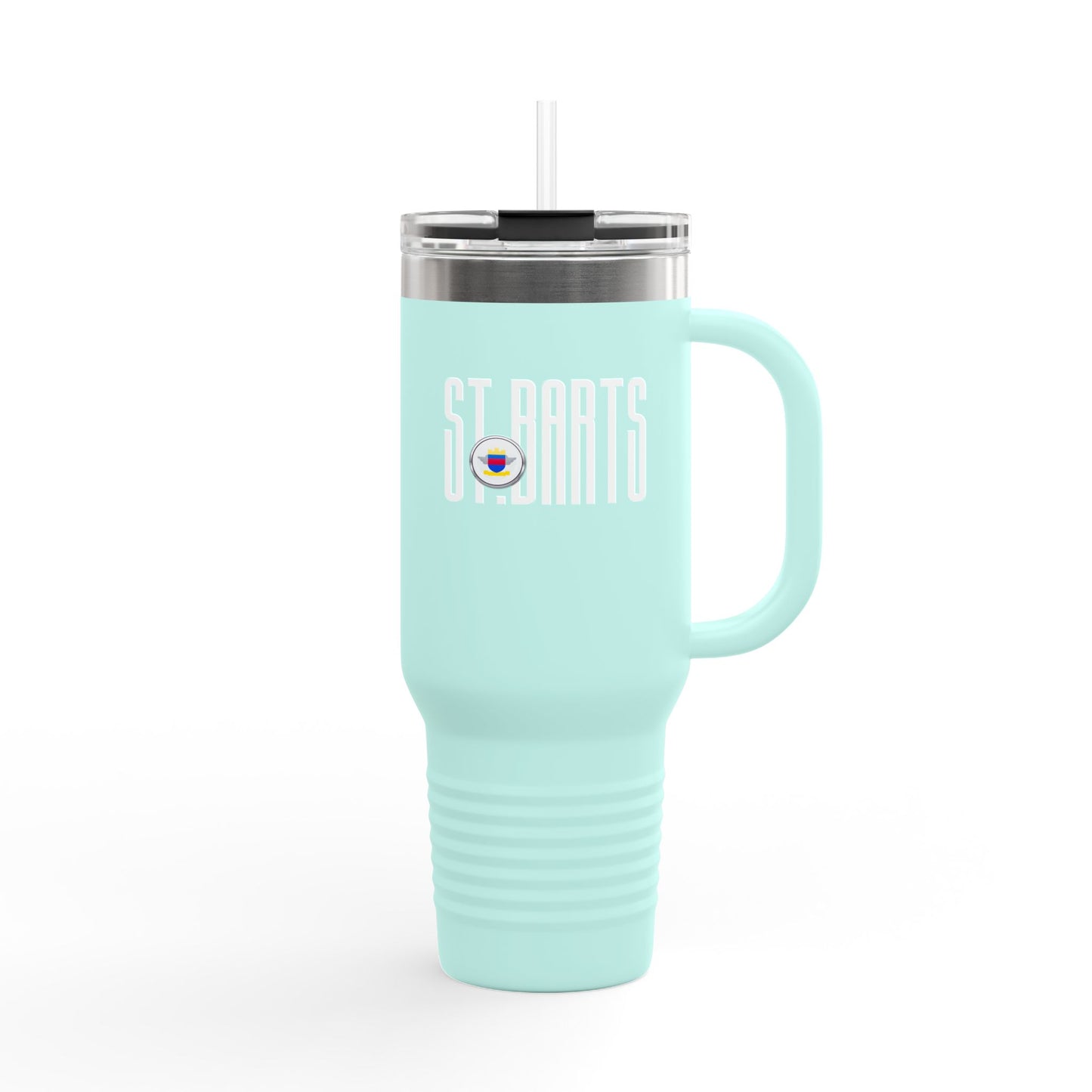 St. Barts Insulated Travel Tumbler, 40oz | Perfect for Adventures, Road Trips, Gifts, Summer Fun, Beach Days, Outdoor Activities