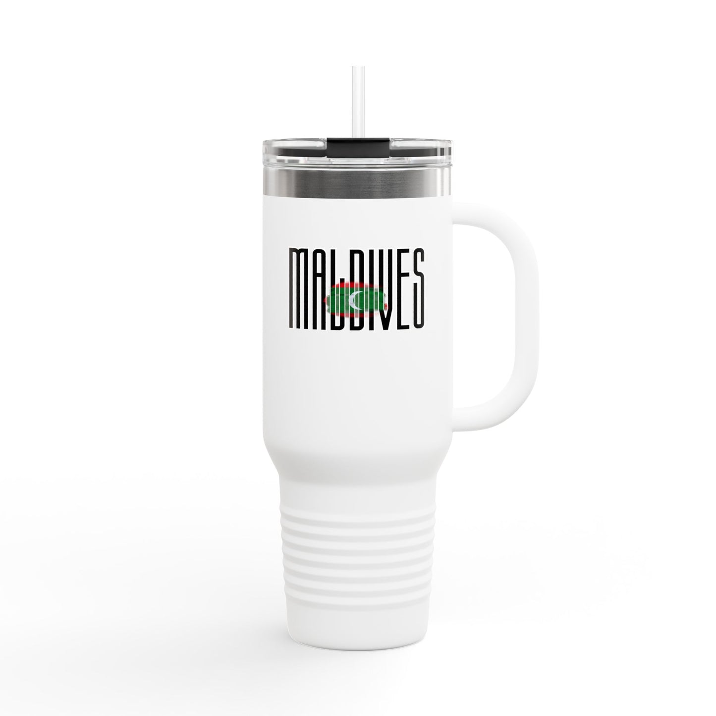Maldives Insulated Travel Tumbler, 40oz | Perfect for Adventures, Road Trips, Gifts, Summer Fun, Beach Days, Outdoor Activities