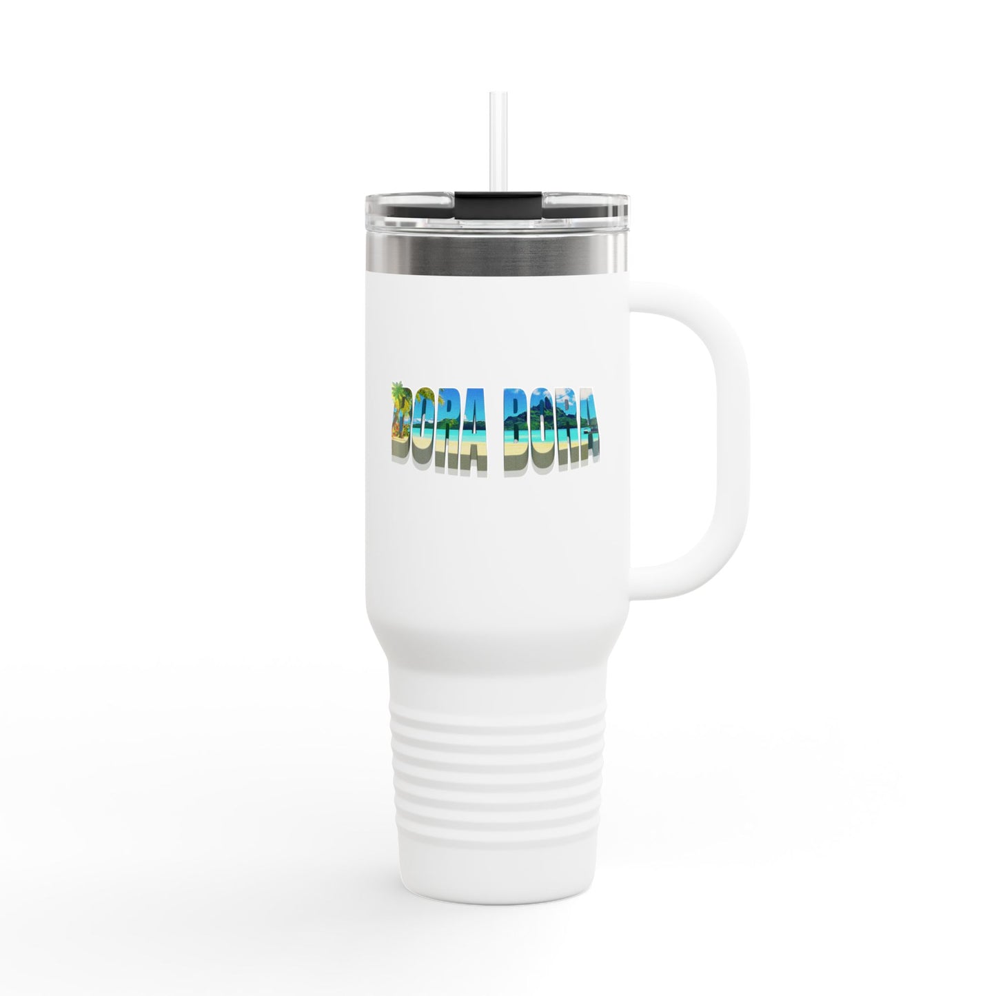 Bora Bora Insulated Travel Tumbler, 40oz | Perfect for Adventures, Road Trips, Gifts, Summer Fun, Beach Days, Outdoor Activities