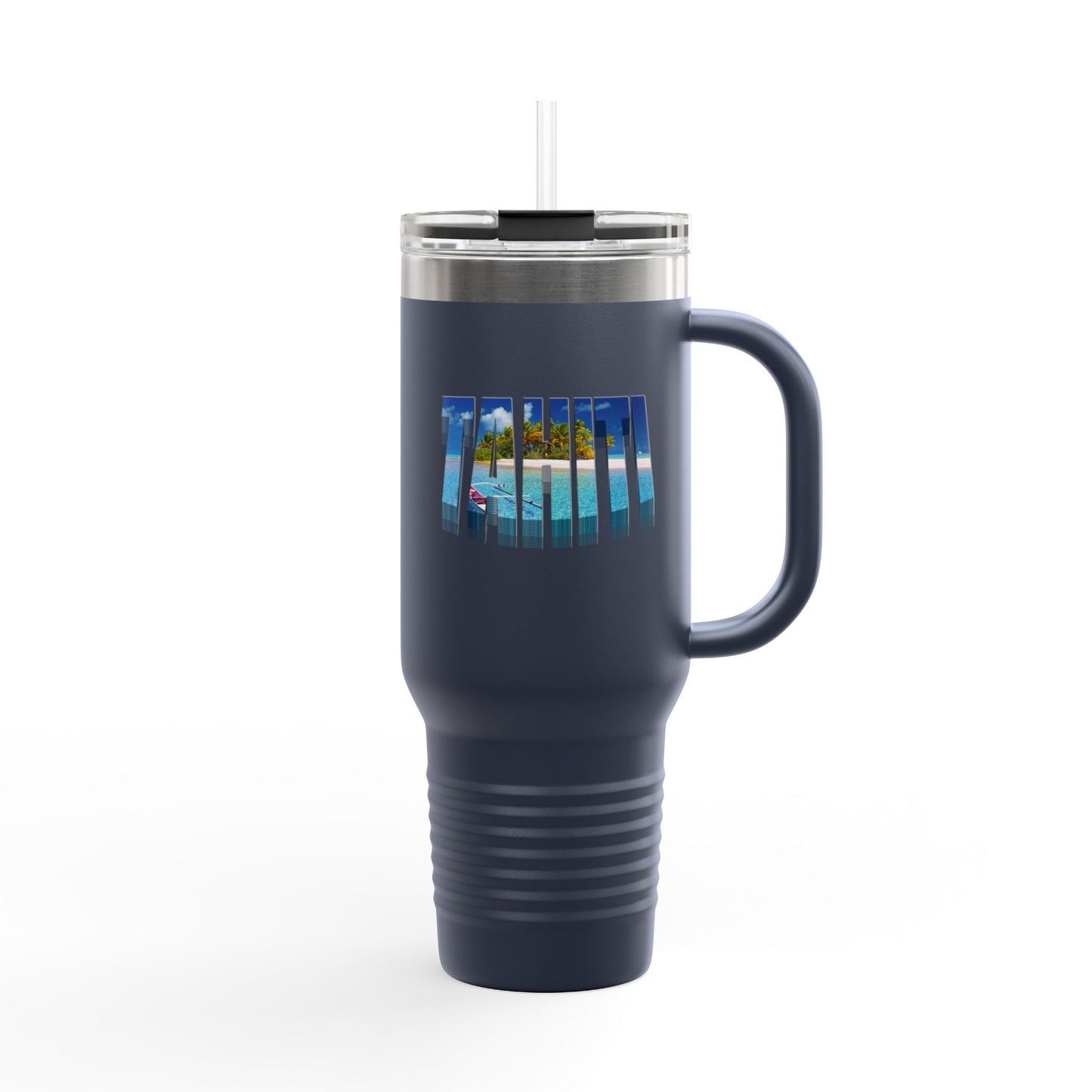 Tahiti Insulated Travel Tumbler, 40oz | Perfect for Adventures, Road Trips, Gifts, Summer Fun, Beach Days, Outdoor Activities