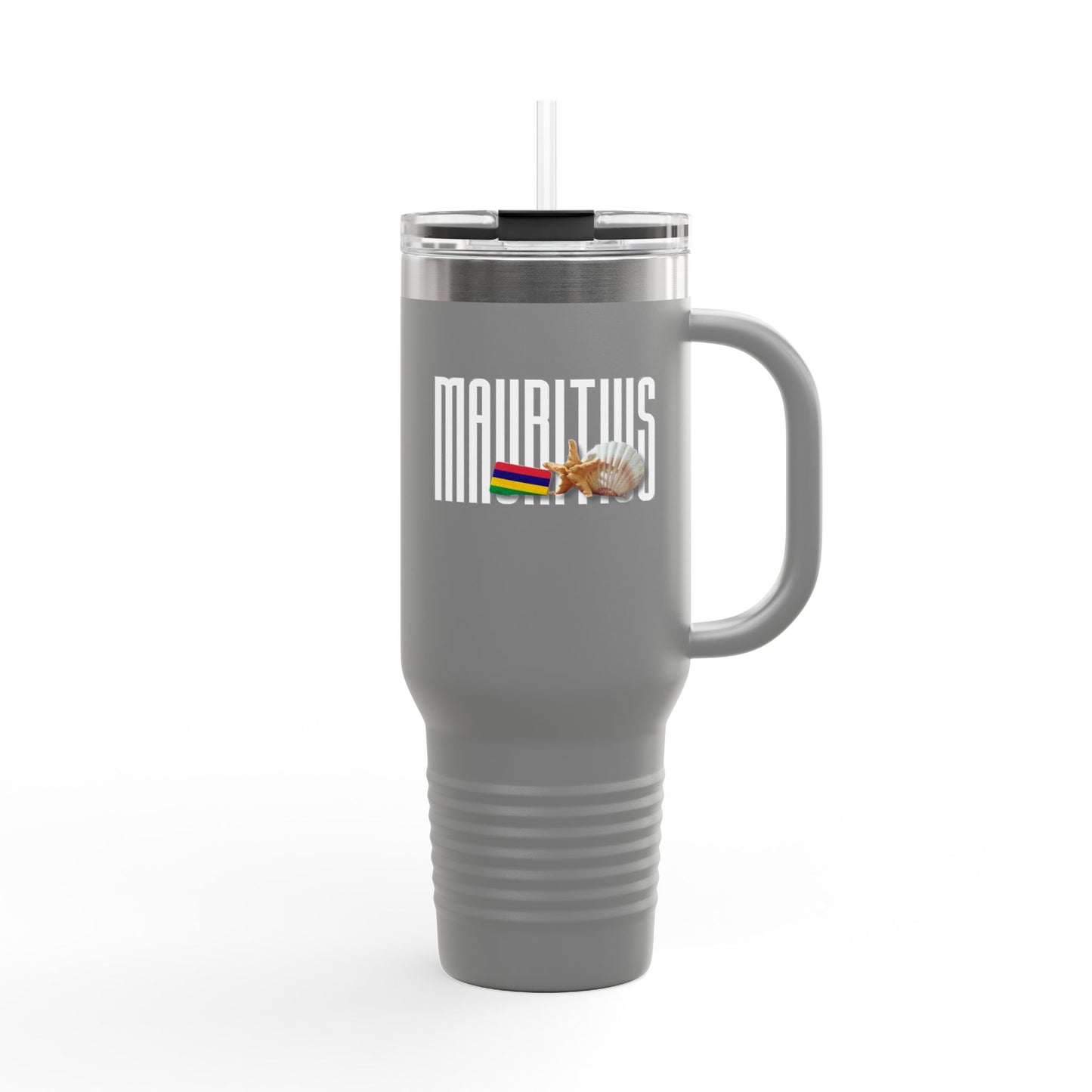 Mauritius Insulated Travel Tumbler, 40oz | Perfect for Adventures, Road Trips, Gifts, Summer Fun, Beach Days, Outdoor Activities
